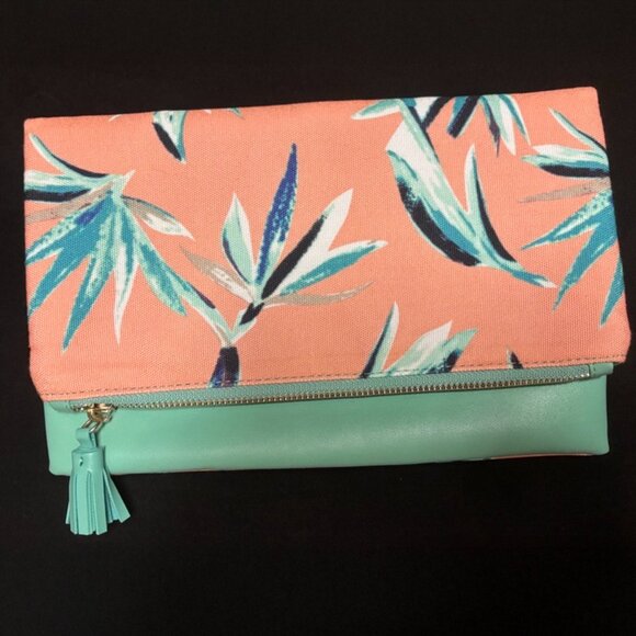 Rachel Pally Reversible Tropical Clutch - Picture 2 of 7